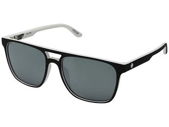 Spy Czar Matte Black - Happy Boost Bronze Polar Ice Blue Spectra Mirror Athletic Performance Sport Sunglasses, Polycarbonate