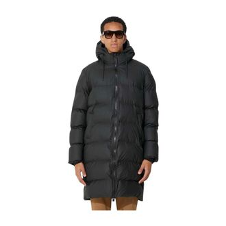Rains Insulated Jacket - Heren - Mantels - Zwart - Maat: XS Poliester