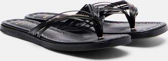 sacai Leather thong sandals