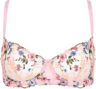 Huit Amour Underwire Bra in Blush at Nordstrom, Size 34B