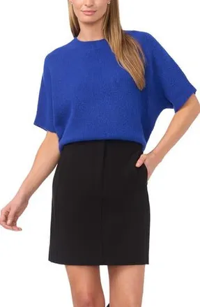 Halogen Short Sleeve Sweater in Cobalt Sea at Nordstrom Rack, Size Xx-Large