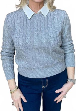 Olivaceous Charleston Top In Grey