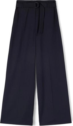 Motivi Palazzo Broek in Cady met Riem - Dames - Wijde Broeken - Blauw - L - Polyester - Broeken
