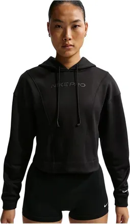 Nike Fitness, Dames, Zwart, XS, Katoen, Pro Therma-Fit Hoodie