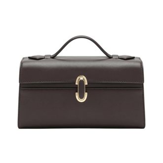 Savette Symmetry Pochette - Dames - Tassen - Bruin - Maat: ONE Size Zijde