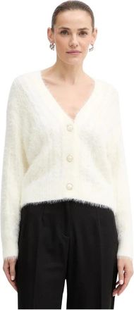 Guess Dames, Truien, Wit, Maat: XL Acryl