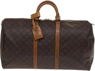 Louis Vuitton Pre-owned Weekend Bags, female, Brown, Size: ONE SIZE Pre-owned Keepall Travel Bag