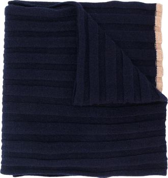 Brunello Cucinelli Ribbed Knit Scarf