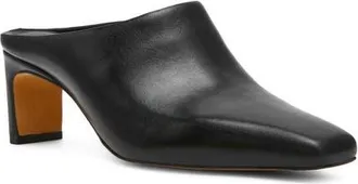 Steve Madden Jamason Leather Heeled Mule in Black Leather at Nordstrom, Size 7.5