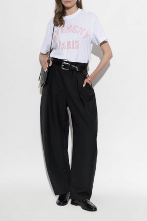 Givenchy T-shirt With Logo, Womens, White