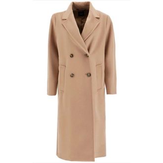 Max Mara Dames, Mantels, Bruin, Maat: XS Wol
