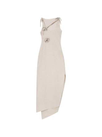Coperni Asymmetrical Midi Dress