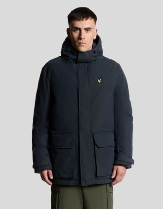 Lyle & Scott Lyle And Scott Mens Heavyweight Hooded Parka - Navy - Size: Regular/34