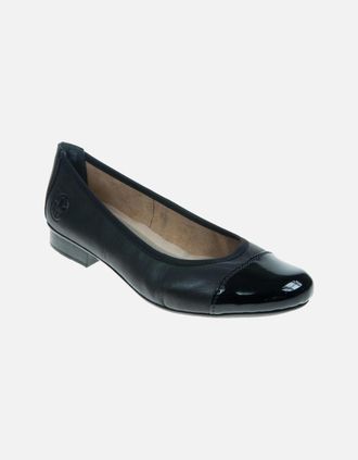 Rieker Womens Rieker Ladies 51998-00 black ballerina - Size: 8