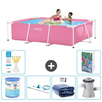 Intex Piscina Con Estructura Rectangular - 220x150x60 Cm - 7-piezas S20
