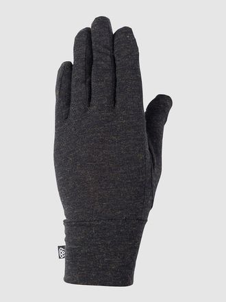 686 Merino Liner Gloves black heather