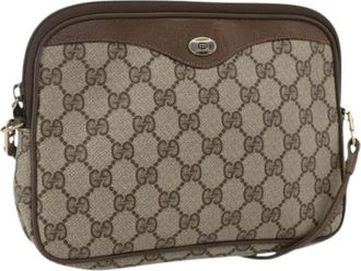 Gucci Pre-owned Cross Body Bags, female, Beige, Size: ONE SIZE Pre-owned Cross Body Bag