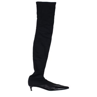 Givenchy Black Fabric Womens Boots