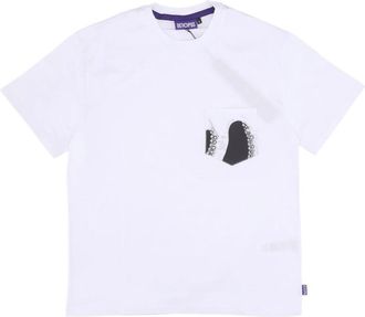 Octopus Witte Pocket Tee Heren T-Shirt - Heren - T-shirts - Wit - L - Katoen - Tops