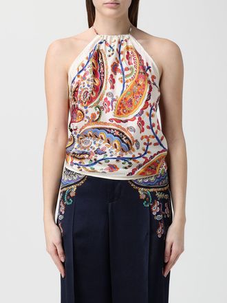 Etro Top a Foulard in seta paisley Etro