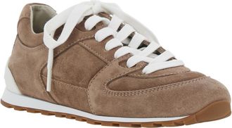 Brunello Cucinelli Womens Low Top Sneaker Brown Calf Leather Trainers
