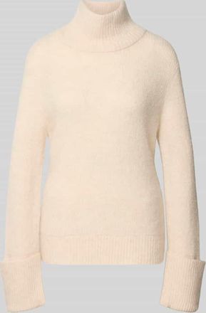 Selected Regular Fit Rollkragenpullover aus Woll-Alpaka-Mix Modell SIA in Offwhite, Größe XL