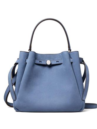 Tory Burch Blue Romy Small Bucket Bag