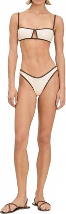 Devon Windsor Annie Bikini Bottom In Cream