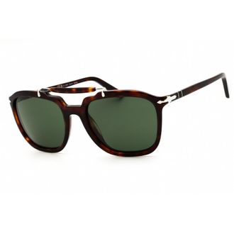 Persol Mens Brown Rectangular Sunglasses 0PO0203S