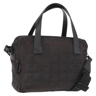 Chanel Borsa a mano vintage in nylon Pre-owned - - Pre-owned - Donna - Nero - ONE SIZE