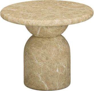 TOV Furniture Tov Furniture Cynthia Faux Marble Indoor/Outdoor Side Table