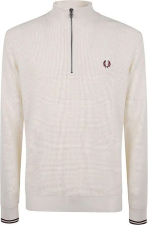 Fred Perry Fred Perry Waffle Stitch Half Zip Jumper