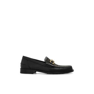 Fendi Leather loafers - male - Fendi - Loafers - Black - 6 UK - Shoes