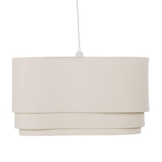 Maisons du monde Lámpara de techo de poliéster reciclado beige