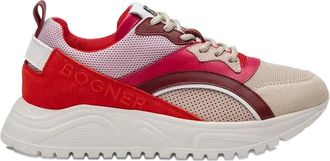 Bogner Sneakers con design color-block - Rosso