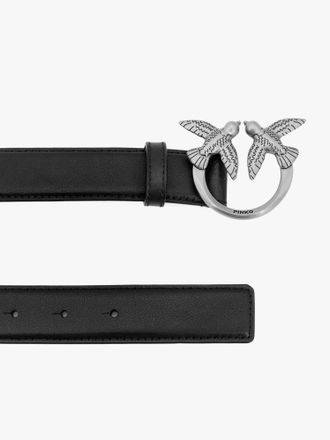 Pinko Womens Leather Belt Black