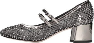 Le Silla Schoenen, Dames, Grijs, 40 EU, Leer, Mary Jane D&eacute;collet&eacute;
