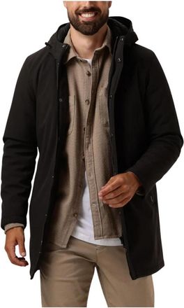 Matinique Zwarte Parka Jas voor Heren - Heren - Winterjassen - Zwart - 2XL - Jassen
