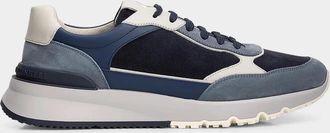 Brunello Cucinelli Men & apos;s Suede and Leather Sneakers