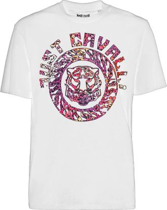 Just Cavalli T-shirts en Polos - Heren - T-shirts - Wit - S - Tops