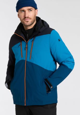 Killtec Winterjacke KILLTEC KSW 306 MN SKI JCKT, Herren, Gr. XL, schwarz (schwarz blau), Obermaterial: 100% Polyester, Jacken Winterjacke