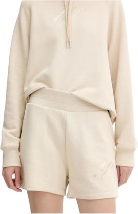 A|X Armani Exchange Short Shorts - Dames - Bermuda - Beige - S - Korte Broeken