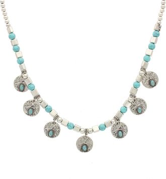 Olivia Welles Cadia Resin Shaker Necklace in Blue at Nordstrom Rack