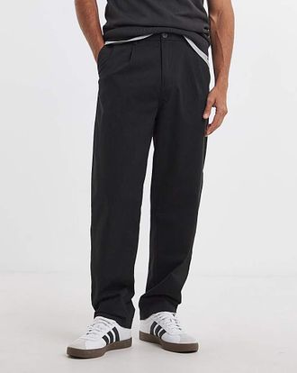 Jacamo Pleat Front Loose Tapered Fit Chino