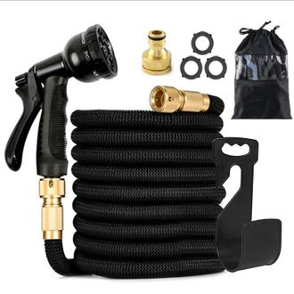 OEM Manguera De Jard&iacute;n Extensible, Para Riego, Limpieza De Jardines, Lavado De Coches, Ba&ntilde;o De Mascotas, Manguera De Jard&iacute;n Con Bolsa De Almacenamiento, 1