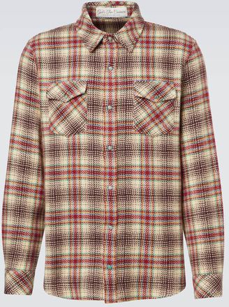 God's True Cashmere Camicia Balance in cashmere con smeraldi