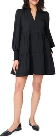 Gibsonlook Long Sleeve Minidress in Black at Nordstrom Rack, Size Xx-Small