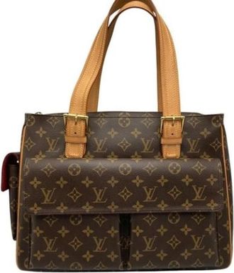 Louis Vuitton Pre-owned Vintage Schoudertas - Dames - Vintage Schoudertas - Bruin - ONE Size - Leer - Vintage