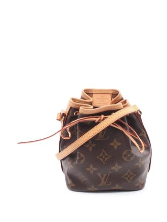 Louis Vuitton 2021 Monogram Nano Noe bucket bag - women - Fabric/Leather - One Size - Brown
