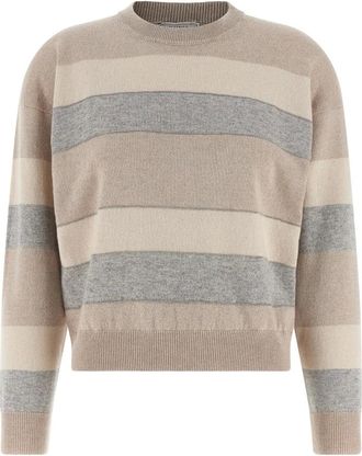 PESERICO Truien & Vesten, Dames, Veelkleurig, 2Xs, Wol, Cashmere zijde wol knitwear